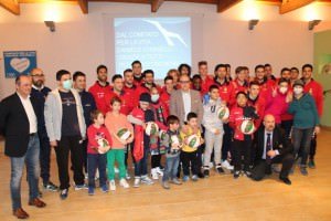 La Gubbio Calcio al residence Chianelli